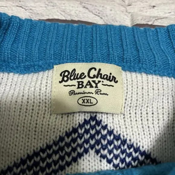 Blue Chair Bay Premium Rum Mens Size XXL Ugly Christmas Sweater Kenny Chesney - Picture 6 of 7